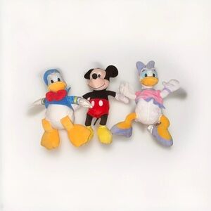 Disney Plush Toy Set - Mickey, Donald, and Daisy